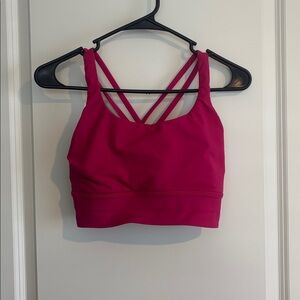 lululemon athletica Energy Longline Bra in Passionate Pink